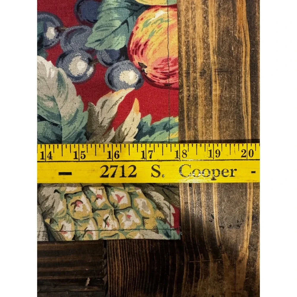 Vintage Tropical Pineapple Cloth Napkins Set of 4 Burgundy Cotton Table Linens